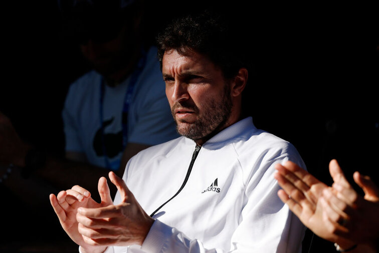 Gilles Simon war ein Jahr Trainer von Daniil Medvedev