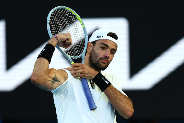 Matteo Berrettini senses his chance for the semi-finals. At least.