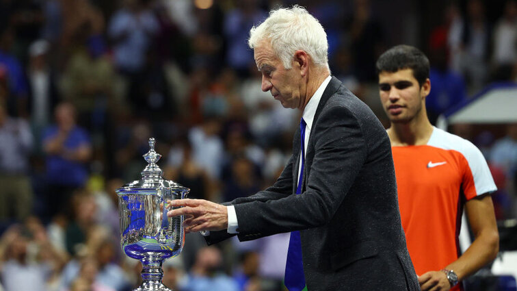 Nach Ansicht von John McEnroe muss man lange nach einem neuen Carlos Alcaraz Ausschau halten. Nach Ansicht von John McEnroe muss man lange nach einem neuen Carlos Alcaraz Ausschau halten.