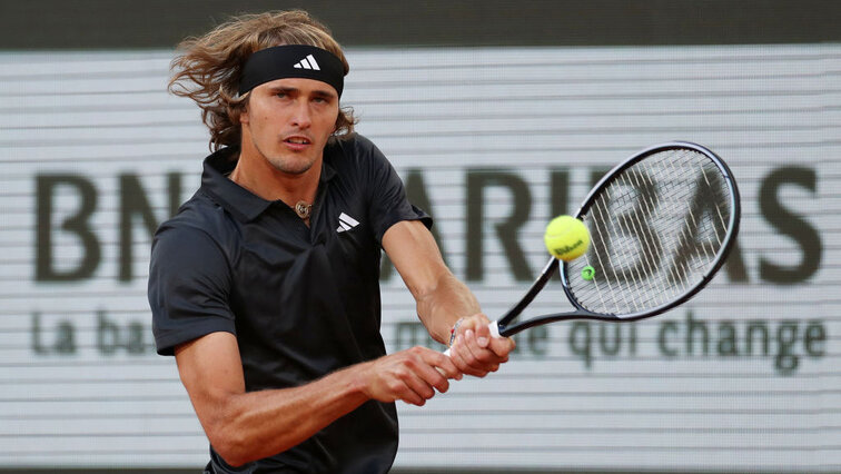 Alexander Zverev war am Donnerstagabend in Spiellaune Alexander Zverev war am Donnerstagabend in Spiellaune