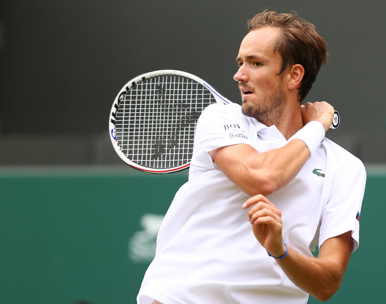 Daniil Medvedev Daniil Medvedev meets Marin Cilic in the third round of Wimbledon