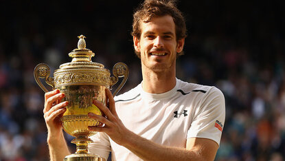 Andy Murray hat die Briten in Wimbledon schon zweimal froh gemacht Andy Murray hat die Briten in Wimbledon schon zweimal froh gemacht
