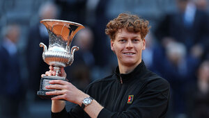 Alle Masters-Turniere gewonnen: Jannik Sinner hat sich erstmals die Trophäe in Rom gesichert.
