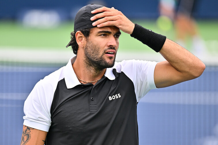 Matteo Berrettini suffered an opening defeat in Montreal