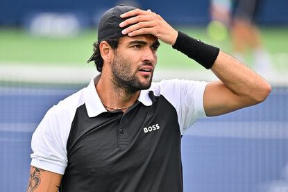 Matteo Berrettini musste in Montreal eine Auftaktniederlage einstecken Matteo Berrettini musste in Montreal eine Auftaktniederlage einstecken