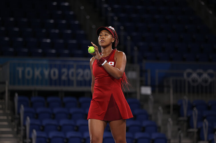Naomi Osaka ist gut in die Western & Southern Open gestartet Naomi Osaka got off to a good start in the Western & Southern Open