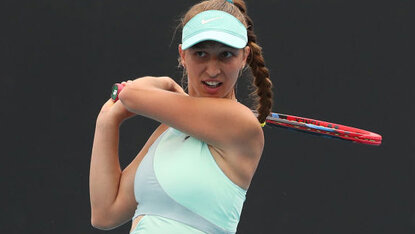 Tamara Korpatsch steht bei den US Open 2023 in Runde zwei Tamara Korpatsch steht bei den US Open 2023 in Runde zwei