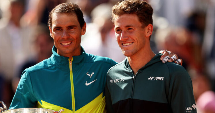 Rafa Nadal y Casper Ruud