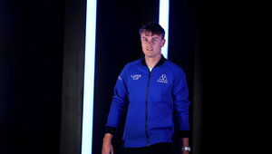 Holger Rune schlug im September beim Laver Cup für das "Team Europe" auf.