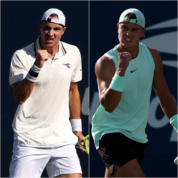 Jan-Lennard Struff fordert Holger Rune Jan-Lennard Struff fordert Holger Rune