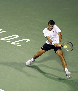 Bei Trockenheit kann man in Washington sehr gut Tennis spielen