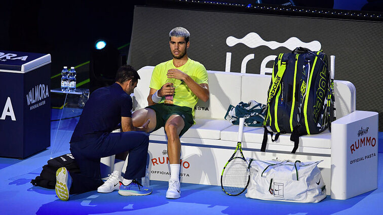 Carlos Alcaraz bestätigt seine Verletzung Carlos Alcaraz bestätigt seine Verletzung