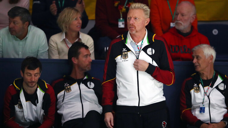 Boris Becker bei den Davis Cup Finals 2019 in Madrid
