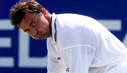 Halle-Premierensieger Henri Leconte ist als Spaßvogel bekannt