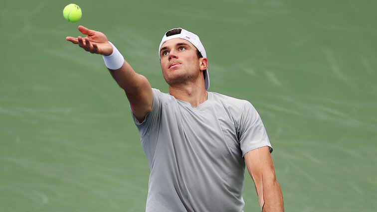 Jack Draper beim Training in New York Jack Draper beim Training in New York