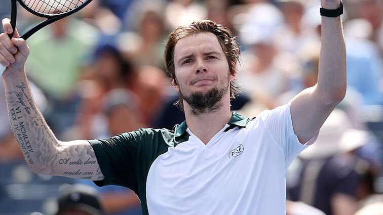 Alexander Bublik könnte morgen in Hangzhou über seinen vierten Titel der Saison jubeln