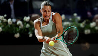 Aryna Sabalenka am Donnerstagabend in Rom