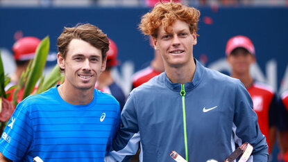Alex de Minaur konnte Jannik Sinner bislang noch nicht schlagen Alex de Minaur konnte Jannik Sinner bislang noch nicht schlagen