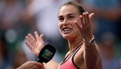 Aryna Sabalenka hat derzeit immer gute Laune
