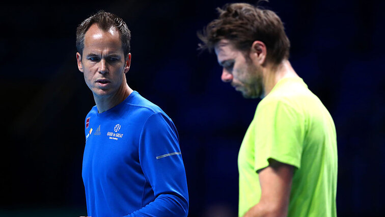 Magnus Norman und Stan Wawrinka gehen getrennte Wege Magnus Norman and Stan Wawrinka go their separate ways
