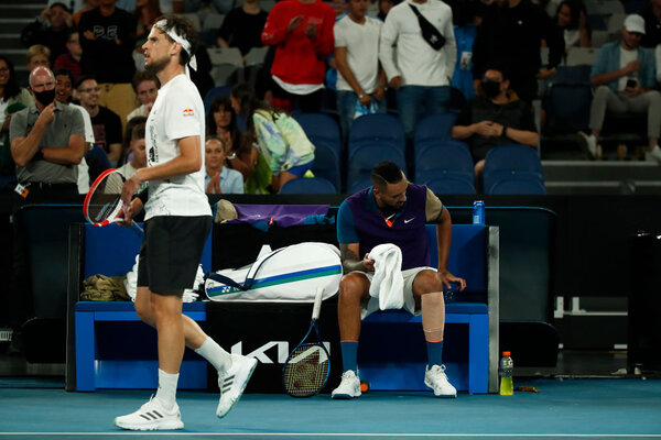 Bei den Australian Open war Thiem gegen Nick Kyrgios "the last man standing".