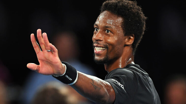 Gael Monfils hat das Jahr 2022 mit einem Titel begonnen Gael Monfils hat das Jahr 2022 mit einem Titel begonnen