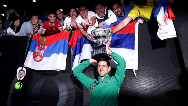 Novak Djokovic muss 2021 auf ausgewanderte serbische Fans bauen