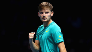 David Goffin während der ATP Finals 2017 in London