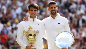 Carlos Alcaraz und Novak Djokovic haben die letzten beiden Endspiele in Wimbledon bestritten