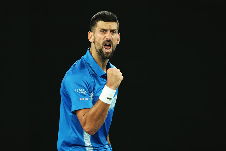 Novak Djokovic zeigte seine bislang beste Leistung Novak Djokovic zeigte seine bislang beste Leistung