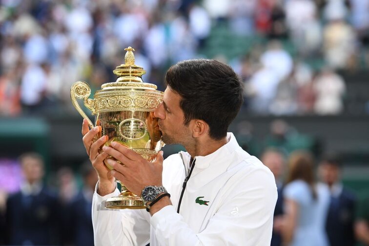 Novak Djokovic in Wimbledon