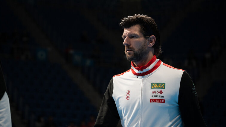 Jürgen Melzer erwartet am Samstag eine enge Auseinandersetzung mit dem japanischen Team.