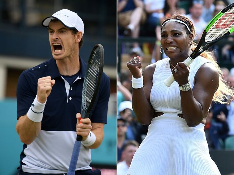 Andy Murray und Serena Williams