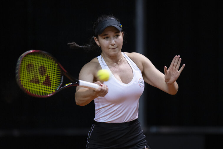 Eva Lys at the Porsche Tennis Grand Prix in Stuttgart