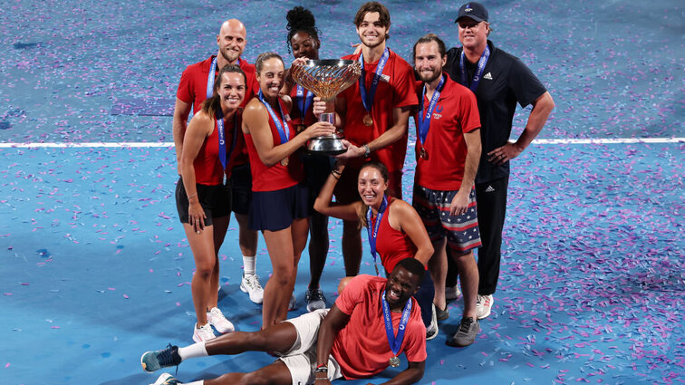 Die USA waren im Januar die Premierensieger des United Cups. Die USA waren im Januar die Premierensieger des United Cups.