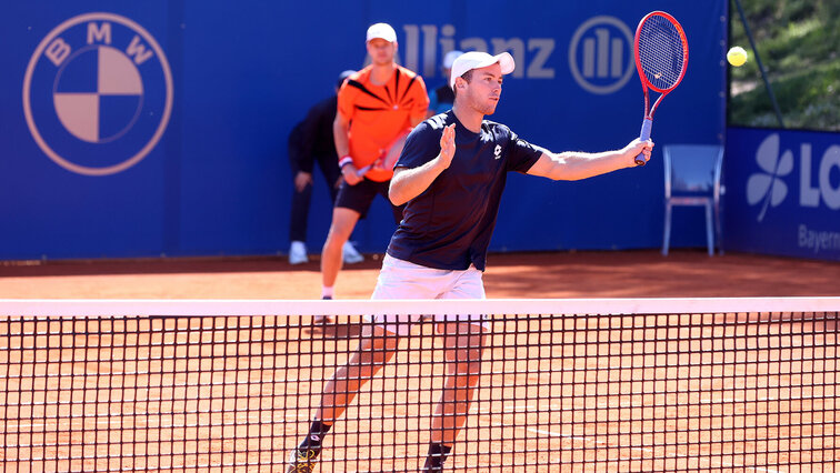 Dominik Koepfer schlägt heute in München auf Dominik Koepfer is serving in Munich today