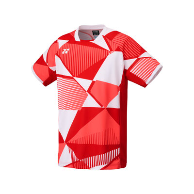 Das YONEX Poloshirt Herren in Rot