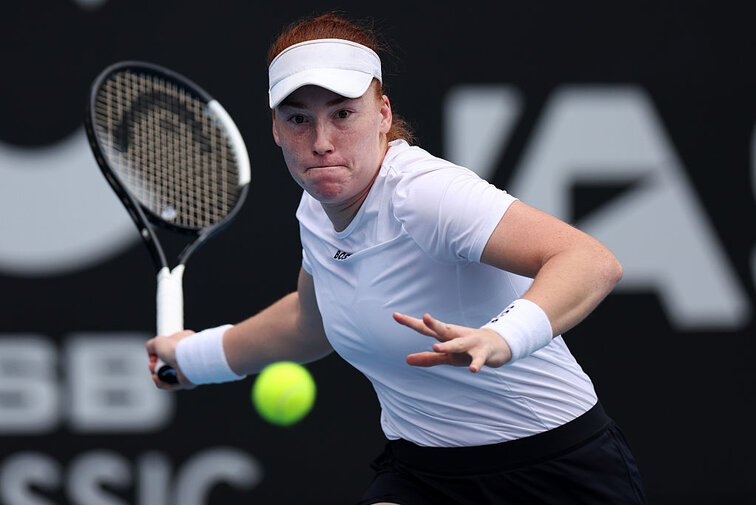 Ella Seidel verlor ihr Einzel gegen die Litauerin Justina Mikluskyte