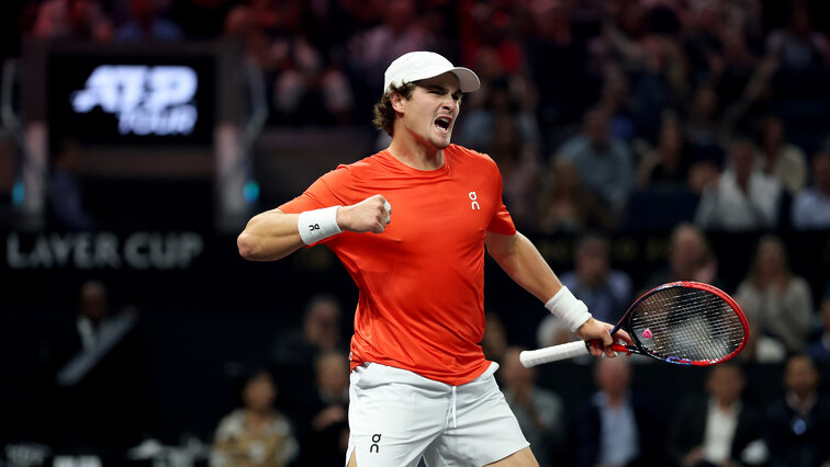 Joao Fonseca bei seinem Laver Cup Debut 