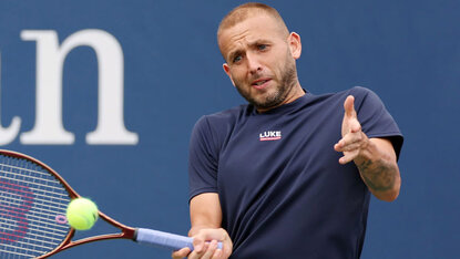 Dan Evans hat es gegen Karen Khachanov nicht eilig gehabt Dan Evans hat es gegen Karen Khachanov nicht eilig gehabt