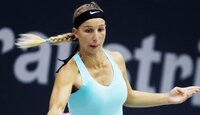 Tamara Korpatsch hat in Hannover ihre Hauptrunden-Gruppe gewonnen Tamara Korpatsch hat in Hannover ihre Hauptrunden-Gruppe gewonnen