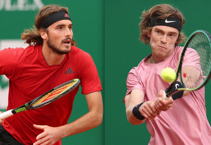 Stefanos Tsitsipas, Andrey Rublev Stefanos Tsitsipas, Andrey Rublev