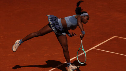 Coco Gauff zeigte in Madrid gegen Belinda Bencic eine ihrer besten Saisonleistungen