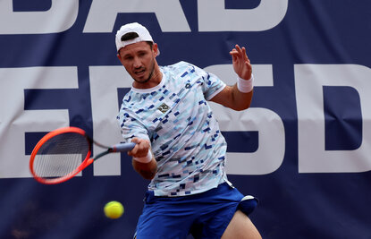 Dennis Novak schied im Viertelfinale aus Dennis Novak schied im Viertelfinale aus