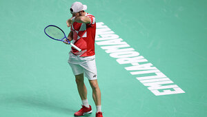 Jurij Rodionov hatte gegen Matteo Berrettini seine Chancen