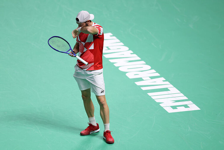 Jurij Rodionov hatte gegen Matteo Berrettini seine Chancen