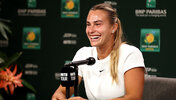Aryna Sabalenka präsentierte sich in Indian Wells gut gelaunt