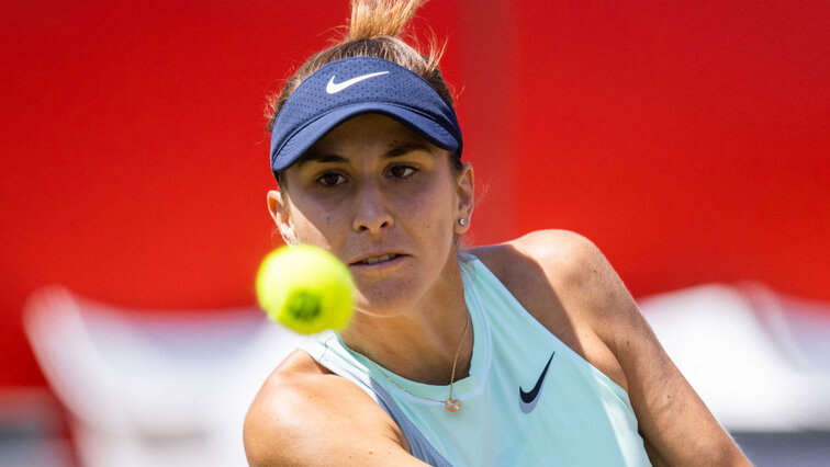 Belinda Bencic has reached a final on grass for the first time