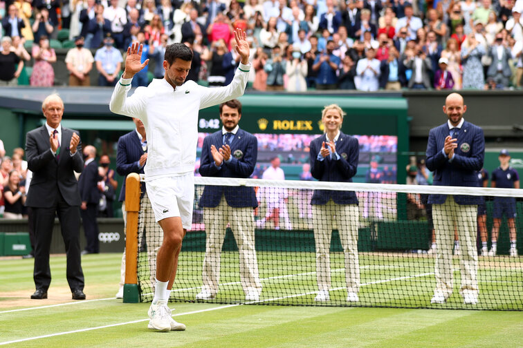 Novak Djokovic was unbeatable at Wimbledon