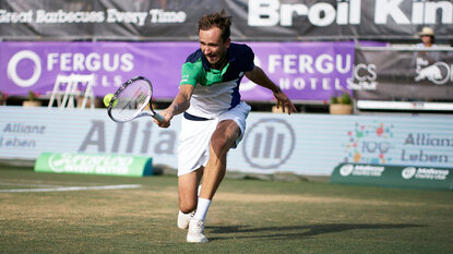 Daniil Medvedev am Mittwoch bei den Mallorca Championships Daniil Medvedev am Mittwoch bei den Mallorca Championships